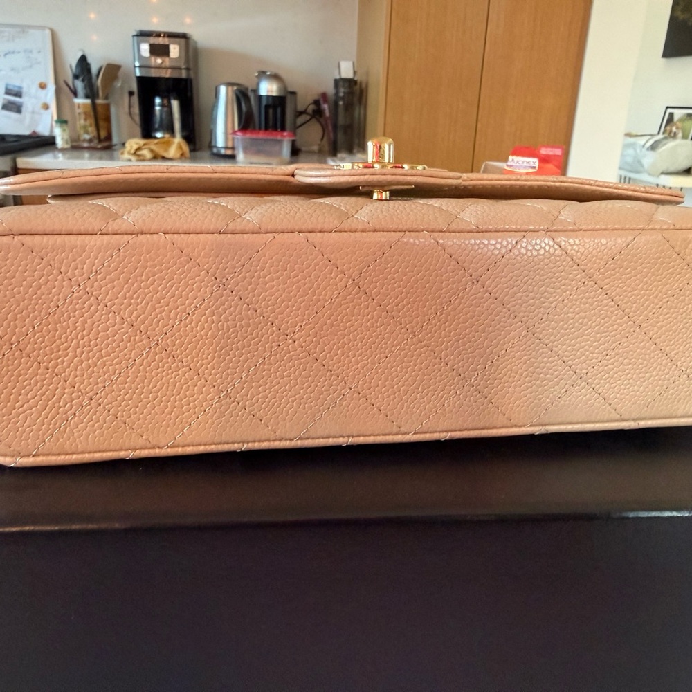 Chanel Beige Clair Medium Double Flap - Picture 6 of 12